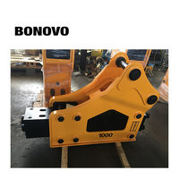 Marteau hydraulique latéral Bonovo pour excavatrice avec pompe et boîte de vitesses, matériau 42CrMo, moteur pour excavatrice Cat 330