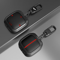 Étui de protection intelligent pour clé de voiture Chang'an en alliage de zinc, carré, anti-rayures, avec boucle