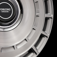 Yüksek Kaliteli 6061-T6 Dövme Alüminyum Alaşımlı Jant Göbeği 20-26 İnç 5*130/5*112/120 PCD Parlak Siyah Kaplama 40mm ET Çok Kollu Yeni