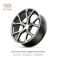 Jantes forgées directes usine, géométrie Y fendue angulaire, face usinée brillante, finition Gunmetal, design sportif