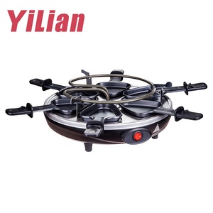 Four électrique portable <span class=keywords><strong>rond</strong></span>, 2 niveaux, antiadhésif, sans fumée, pour usage domestique - Product Image 5