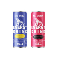 Boisson énergisante gazeuse en conserve sans sucre pour hommes, saveur cerise puissante, marque privée OEM en gros