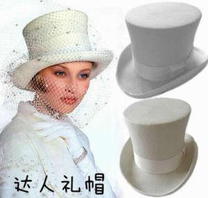 Chapeau Haut de Forme Unisexe en Laine 100% Authentique CD R117 Style Présidentiel Steampunk avec Décoration en Corde, Casquette Fedora Formelle pour Fêtes Décontractées - Product Image 2