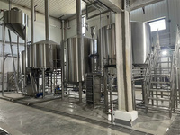 Équipement de brasserie commerciale METO 2500L 3500L, machine à brasser la bière en acier inoxydable, ligne de production de bière artisanale