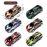 Voiture de course tout-terrain en alliage métallique à l'échelle 1:5 pour enfants, modèle de simulation à rétrofriction pour 0-24 mois