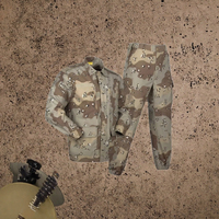 Uniforme BDU camouflage désert six couleurs, respirant, anti-déchirure, vêtements de travail tactiques, vêtements de chasse, vêtements d'extérieur unisexes