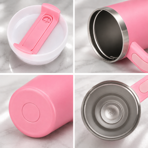 Vaso Térmico Ecológico Personalizable con Logotipo, 30oz/40oz, Acero Inoxidable, Doble Pared, Aislamiento al Vacío, con Asa, Libre de BPA, Antiderrames - Product Image 2