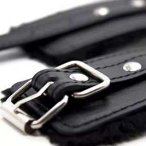 Pulsera de cuero de terciopelo engrosado para mujer, accesorios, juguetes, anillos y cadenas para pies de pareja, juguete sexual impermeable para adultos, no daña las manos - Product Image 3