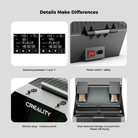 Kotak Pengering Filamen Creality Space Pi Plus untuk Printer 3D, Kotak Penyimpanan Pengering Filamen untuk Dua Gulungan, Kotak Penyimpanan Pengering Filamen yang Ditingkatkan