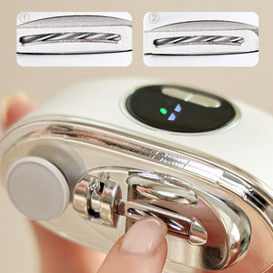 <span class=keywords><strong>Appareil</strong></span> de pédicure électrique avec largeur de coupe réglable, deux têtes interchangeables pour les ongles des pieds et des mains - Product Image 1