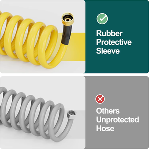 Tuyau d'arrosage spiralé rétractable de haute qualité, résistant aux produits chimiques et à l'usure, pour toutes les conditions météorologiques, tuyau d'arrosage de jardin en <span class=keywords><strong>EVA</strong></span> - Product Image 4