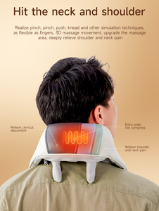 <span class=keywords><strong>Masajeador</strong></span> Eléctrico de Cuello y Hombros, <span class=keywords><strong>Masajeador</strong></span> Cervical <span class=keywords><strong>Shiatsu</strong></span> con Calor, para Aliviar el Dolor de Cuello, Hombros y Espalda - Product Image 4