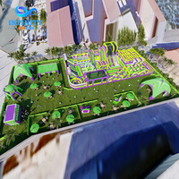 Parc de jeux gonflables commercial clé en main, fabrication sur mesure pour parc d'attractions extérieur