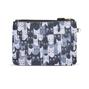 Bolsa de cosméticos con estampado de gato para mujer, bolsa de maquillaje ligera, organizador de viaje, monedero portátil con cremallera - Product Image 6