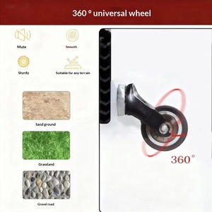 Borsa Termica Pieghevole con Ruote, Grande Capacità per la Spesa e Picnic, Portatile con Ruote e Maniglie - Product Image 2