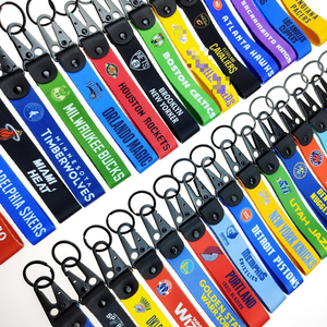 Porte-clés et lanière personnalisés en métal pour équipe de basketball NB, souvenir populaire des États-Unis, avec dragonne courte de basketball - Product Image 2