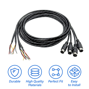 DIN مخصص 5 دبوس ذكر MD5 إلى سلك نهاية Connecter - Product Image 2