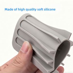 Venta Directa de Fábrica, Jabonera de Silicona con Diseño de Drenaje y Desviación de Agua, Soporte para Jabón, Estante para Almacenamiento de Jabón, Procesamiento Personalizado en China - Product Image 4