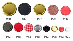 En gros, couvercles torsadés en fer blanc de 58 mm, 63 mm, 70 mm, 82 mm pour bocaux de conservation en verre Mason et pour mise en conserve - Product Image 2