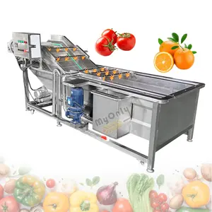 Vortex Vegetable Fruit Clean Small Apple Washer Tomato Bubble Lettuce Wash and Drying Machine