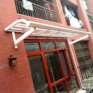 Ngoài trời Patio mái hiên Cửa Sổ bìa dù để che nắng nhôm mái hiên không thấm nước <span class=keywords><strong>Polycarbonate</strong></span> tán mái hiên - Product Image 2