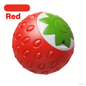 Interactive <strong>Strawberry</strong> Cat Training Toy Rechargeable Electric Ball <strong>Catnip</strong> Automatic Moving Rolling Intelligent Toy - Product Image 2