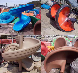 室外和室内游乐场配件 学校用玻璃钢滑梯 可容纳20人 - Product Image 6