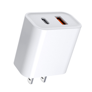 Dual USB ausgang PD quick charge QC 3,0 typ c wand ladegerät mit US UK eu-stecker - Product Image 3