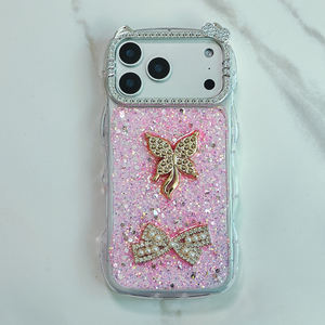 <span class=keywords><strong>Coque</strong></span> de téléphone antichoc en époxy de luxe avec design à gros trous pour iPhone 16 Pro Max, étui de protection mignon pour mobile - Product Image 1