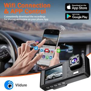 Giám sát bãi đậu xe đảo ngược Ghi hình ảnh + Khả năng tương thích wifi 1080p Wifi kết nối Xe DVR Ba ghi âm - Product Image 4