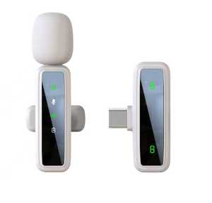 J81ไมโครโฟนลาวาเลียร์ไร้สายไมค์ลดเสียงรบกวนอัจฉริยะสำหรับสมาร์ทโฟนถ่ายทอดสดและ vlogging - Product Image 3