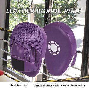 Guantes de Boxeo de Piel Genuina de Color Sólido para Muay Thai, Tamaño Personalizado, Precio Razonable, NOORX SPORTS - Product Image 2