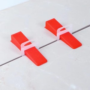 <span class=keywords><strong>Cuñas</strong></span> Niveladoras de Azulejos Reutilizables de Plástico Rojo, Fáciles de Quitar, <span class=keywords><strong>para</strong></span> Azulejos de Varios Tamaños y Formas, Precio de Fábrica - Product Image 1