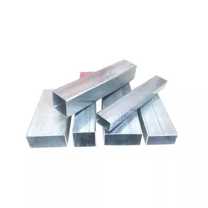 50x50 70x70 HDG Ống nhà kính mạ kẽm Ống ZINC220-240G/m2 5.8-12M dài ISO9001 nhà máy