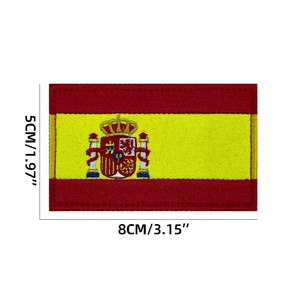 Écusson brodé drapeau espagnol, Catalogne, Galice, Andalousie Écusson crochet et boucle - Product Image 6