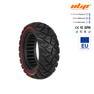 Pneu solide ULIP 9x3.0-5.5 pour trottinette électrique Kukirin G2 Pro 2024, 9 pouces, anti-crevaison, tout-terrain, antidérapant, sans chambre à air - Product Image 1