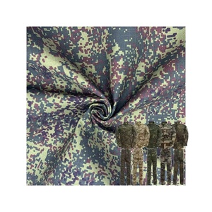 Vải ngụy trang chiến thuật chống thấm, thoáng khí Ronghong OEM ODM, 195GSM, 80% polyester, 20% cotton, chất liệu ripstop - Product Image 2