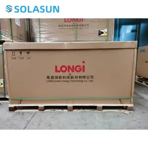 LONGi Hi-Mo 7 양방향 태양 전지 패널 560-600W 단결정 PV 모듈 고효율 OEM 전력 태양 전지