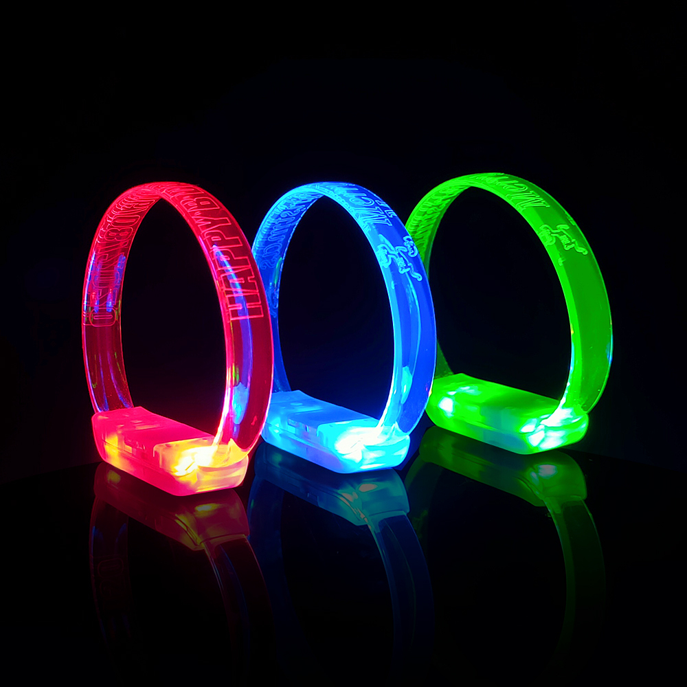 Party Favors Supplies Music Activated Glow Led Bracelet Light up Wristband Night Events Lighted Bracelets
