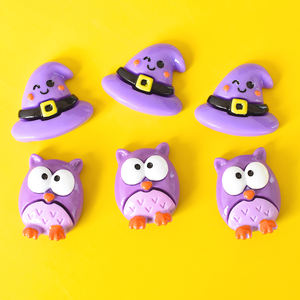 Cabujón de resina de calabaza fantasma de Halloween con base plana para accesorios de bricolaje para la elaboración de lazos para el pelo, collares y pulseras - Product Image 6