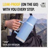 Gobelet isotherme sous vide 40 oz avec logo personnalisé, en acier inoxydable, pour voiture, avec poignée, seau à glace de luxe léger, grande capacité
