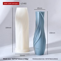Parfümflasche, Duftkerze, Silikonform, Handgefertigter Gips-Diffusorstein, Dekoratives Stück, Schleifwerkzeug