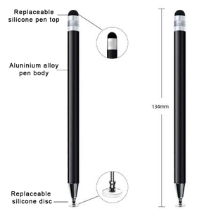 ปากกาโลโก้ 2-in-1 รุ่น NM-027 สำหรับหน้าจอสัมผัส ใช้ได้กับ iPhone/iPad/แท็บเล็ต Android ความแม่นยำสูง ปากกาโปรโมชั่น - Product Image 2