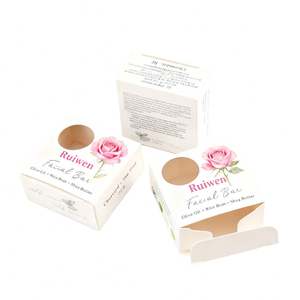 Recycled Custom Logo Design Printed <b>Kraft</b> Paper Soap <b>Box</b> CMYK Foldable Packaging Boxes for Soap Bar - Product Image 3