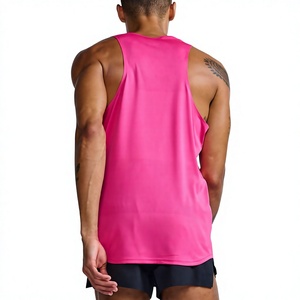 Débardeur Homme de Bonne Qualité Nouvelle Collection Séchage Rapide Léger Sportif Tenue de Gym Tricoté Col Rond Décontracté Respirant Style Uni Personnalisable - Product Image 2