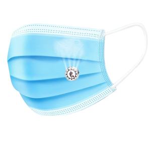 卸売女性男性ギフトチャームクリップブローチエッセンシャルオイルアロマセラピーディフューザーロケットブローチ - Product Image 2