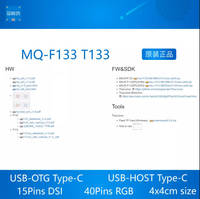 Pi Sparrow MQ-Dual Allwinner F133 D1s T113 WiFi D1 Placa DE DESARROLLO RISCV s V3s
