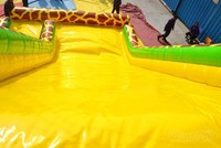 Tobogán de jirafa inflable gonflable de 8m de altura para niños
