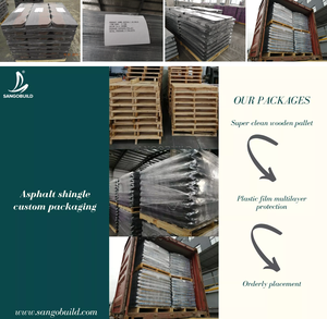 Bardeaux d'asphalte à surface granulaire minérale, écologiques, économes en énergie, résistants au vent fort, pour toitures d'hôtels haut de gamme - Product Image 4