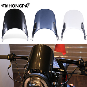 Parabrisas Para motocicleta ขนาด5-7นิ้วไฟหน้ามอเตอร์ไซค์กระจก<span class=keywords><strong>บัง</strong></span><span class=keywords><strong>ลม</strong></span>สำหรับมอเตอร์ไซค์คาเฟ่นักแข่ง - Product Image 4